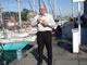 Brian Darvill With Ice Cream At Honfleur Jpg