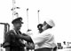 Lt Col Sweeney being garlanded on arrival at penang 1962 Photo8. 