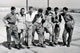 013a. Bill Clements, Alan Williams, Tony Norman,Tom McCue, Spud, Pascal, Bob Adams