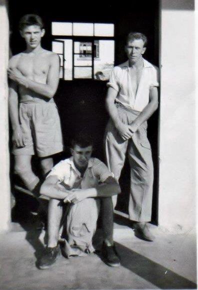 (12) Derna,HQ.Coy, 1956-57, Brian Castle, Jim Harrison, And Fred, +